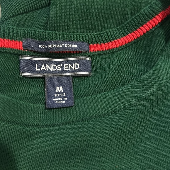 Lands’ End Pompom Wreath Sweater - Picture 7 of 8